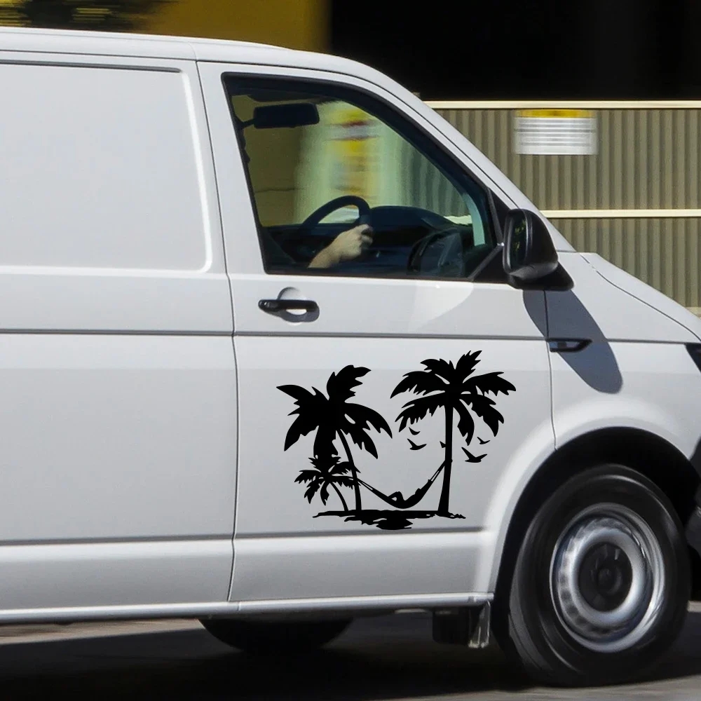 Travel Van Accessories - 防水ビニール車のサイドデカールバン トラック RV キャンピングカー車体ステッカー旅行キャンプクリエイティブ装飾アクセサリー