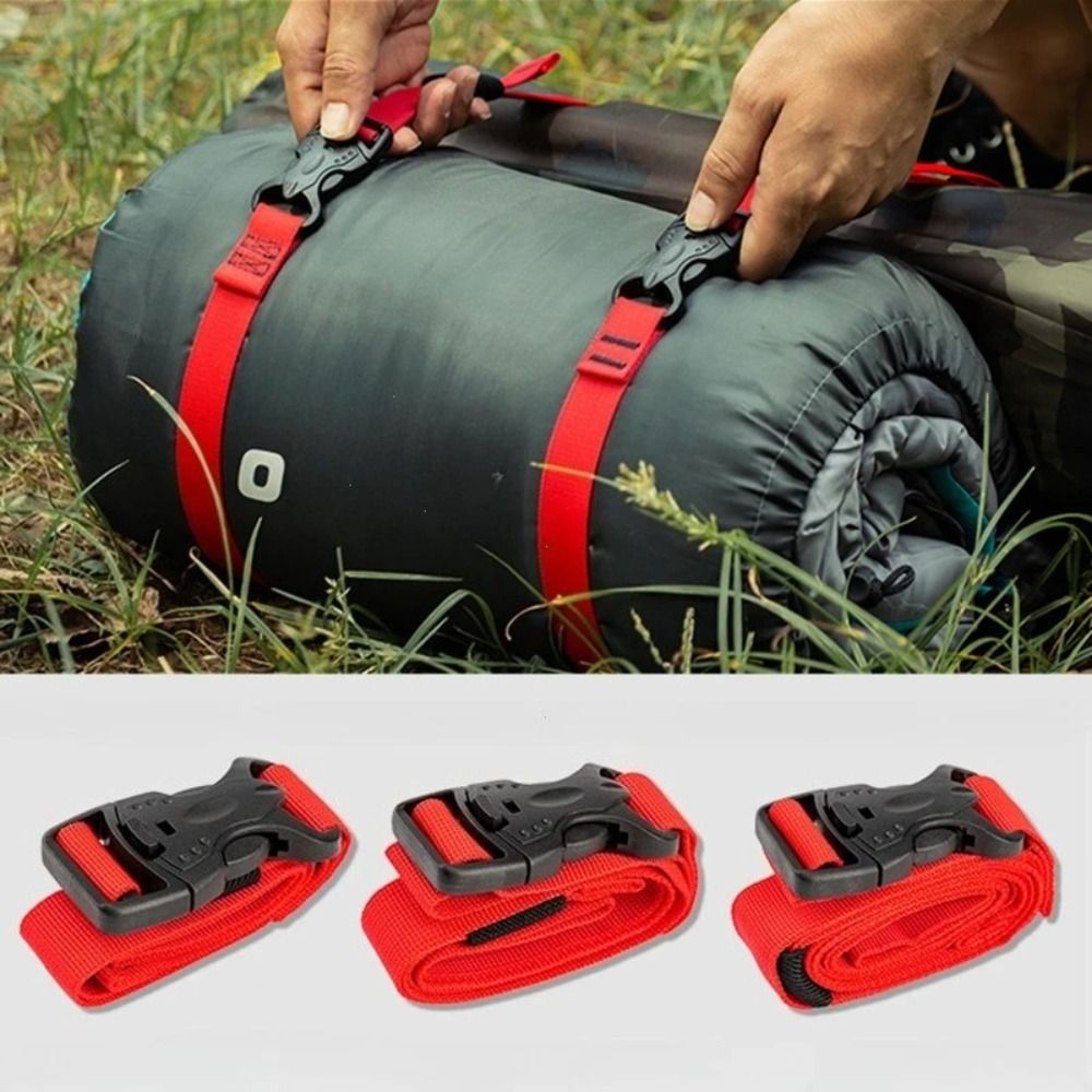 Luggage Strap Belt - ポータブル調節可能なカーゴタイ弾性ユニバーサル荷物ストラップバックルタイダウンタイダウンベルト旅行用