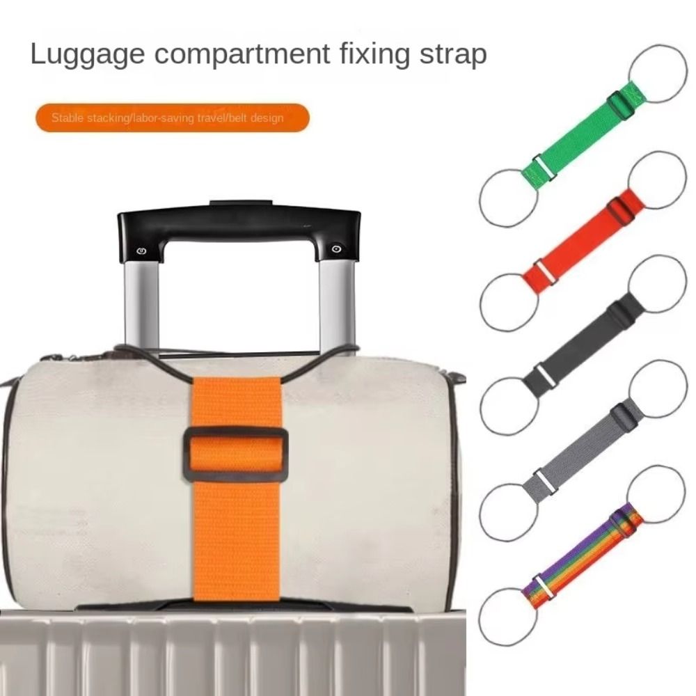 Luggage Strap Belt - 伸縮性のある調節可能な荷物ストラップ、バンジー式トラベルセキュリティベルト、機内持ち込み用、安全な荷物輸送用