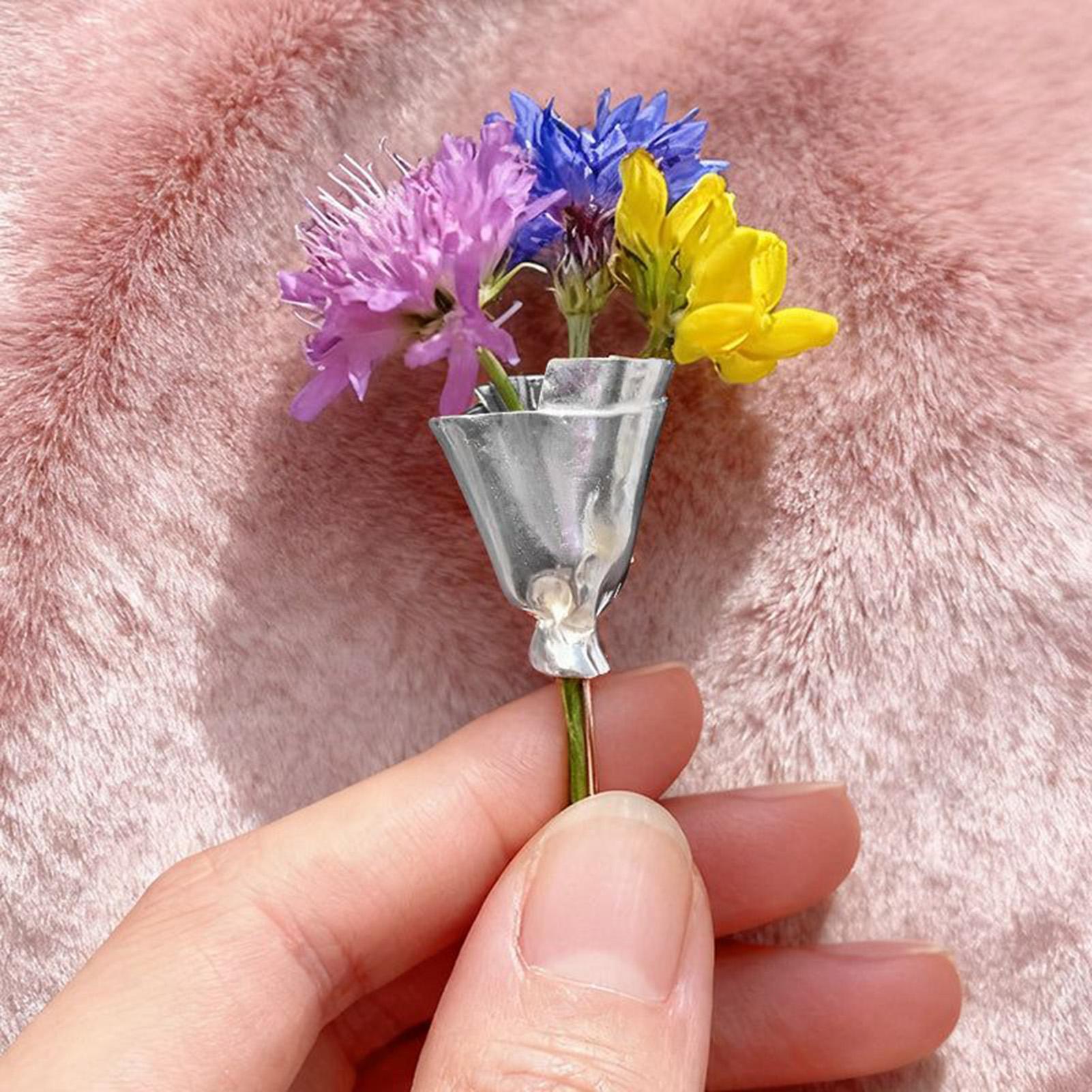Travel Accessories India - ブーケホルダーラペルピン結婚式の衣類アクセサリーフラワーブローチラペルピン結婚式パーティー誕生日通勤セーター用