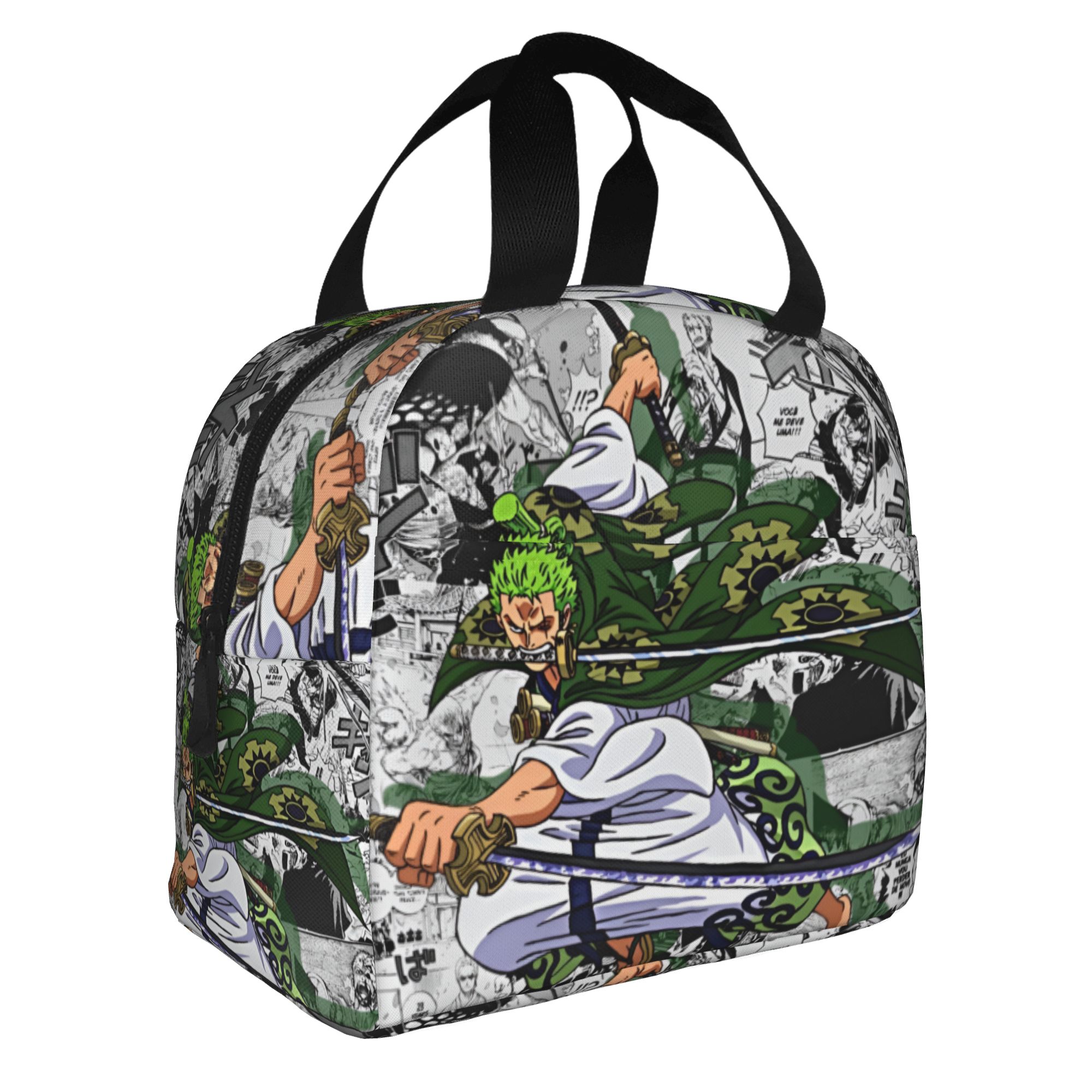 Travel Accessories 2022 - ゾロ O-One P-Piece 断熱ランチトートバッグ 女性用 漫画