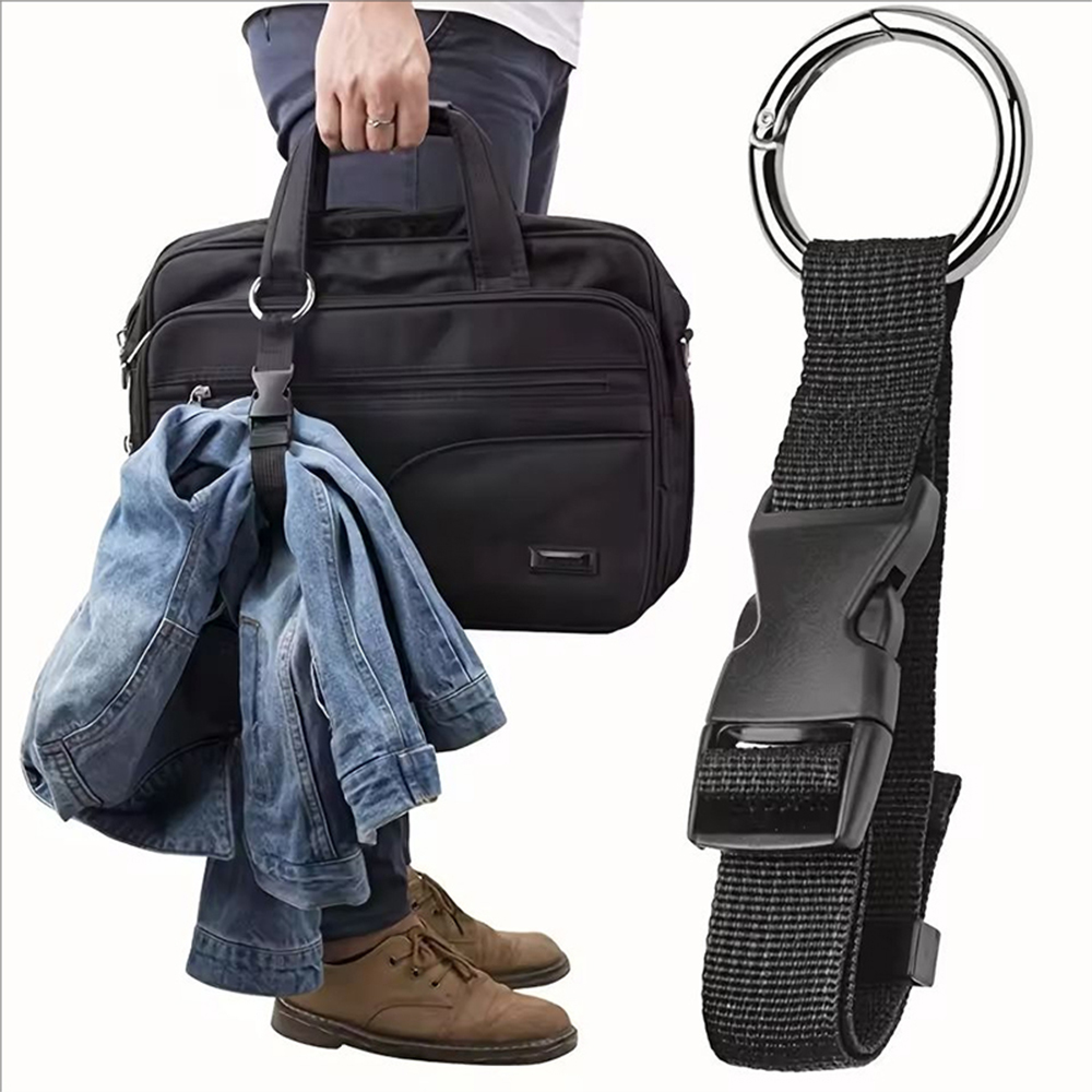 Luggage Strap Belt - 旅行用荷物固定ストラップ バックパック用外部ストラップ ポータブルストラップ リリースバックル付き 追加バッグ用荷物ストラップ ベルト