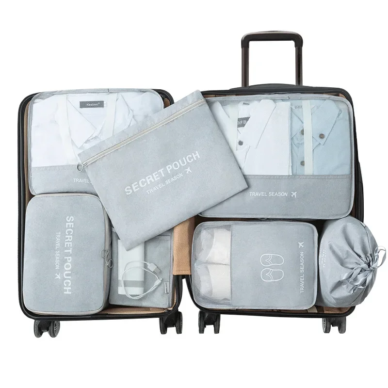 Travel Accessories Organizer Bag - 旅行用衣類収納バッグファッション防水衣類仕分けオーガナイザー折りたたみジッパーバンドル口荷物アクセサリー製品