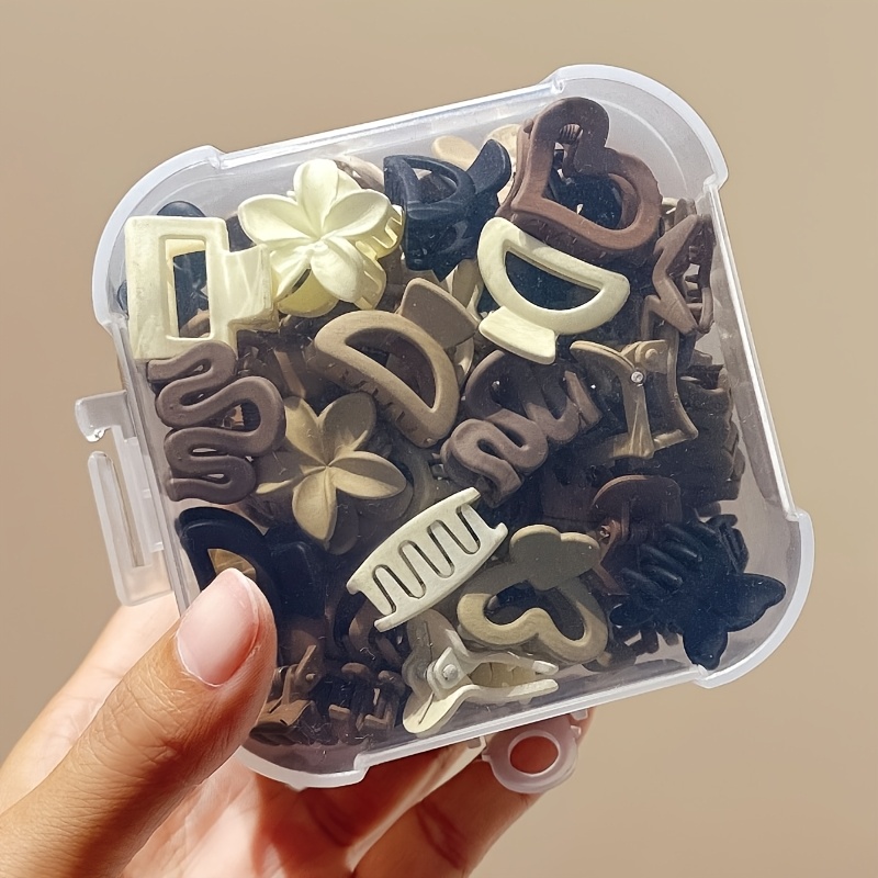 Travel Accessories For 10 Year Old Girl - 5/10/20/30個入りベージュミックスパック小さなクリップ、キュートな女の子用アクセサリー - 日常使い、特別な機会、または旅行ギフトに最適