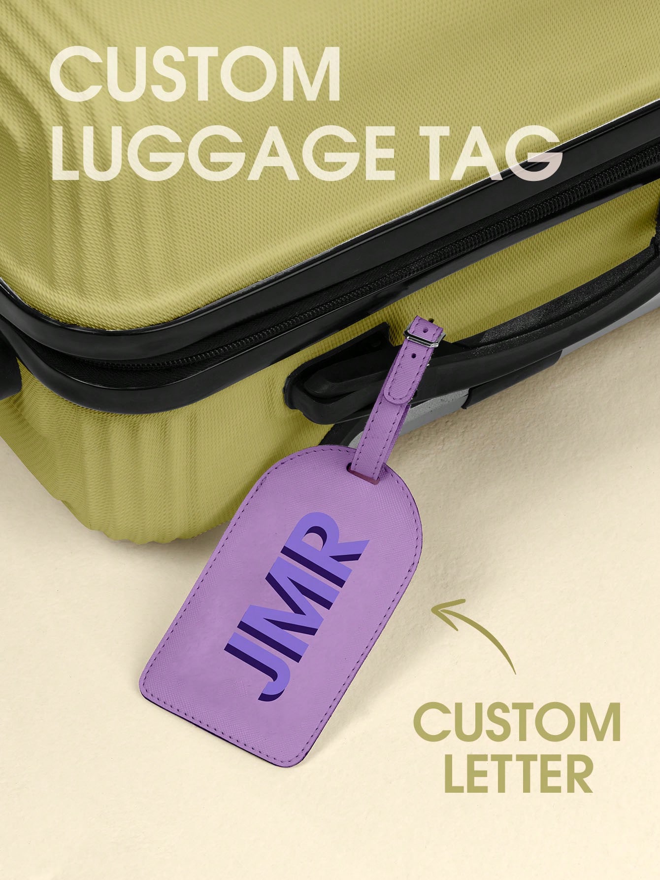 パーソナライズされたイニシャルラゲッジタグ カスタムレターP - It Travel Accessories のレビューと価格