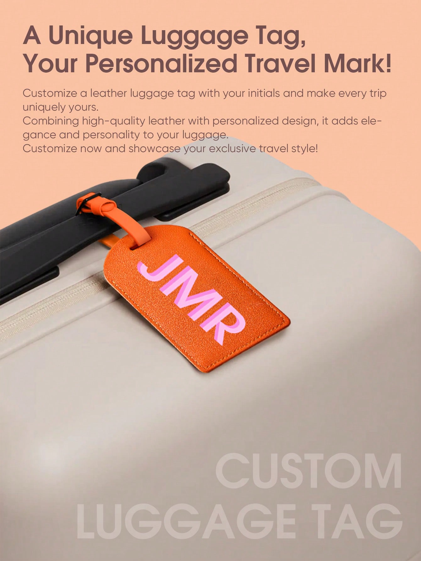 パーソナライズされたイニシャルラゲッジタグ カスタムレターP - It Travel Accessories のレビューと価格
