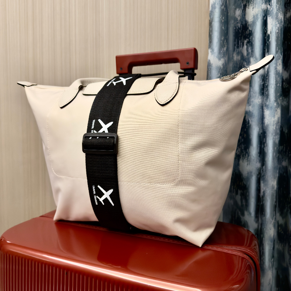 航空機用プリントナイロン製荷物固定ストラップ（1パック入り） - Luggage Strap Belt のレビューと価格