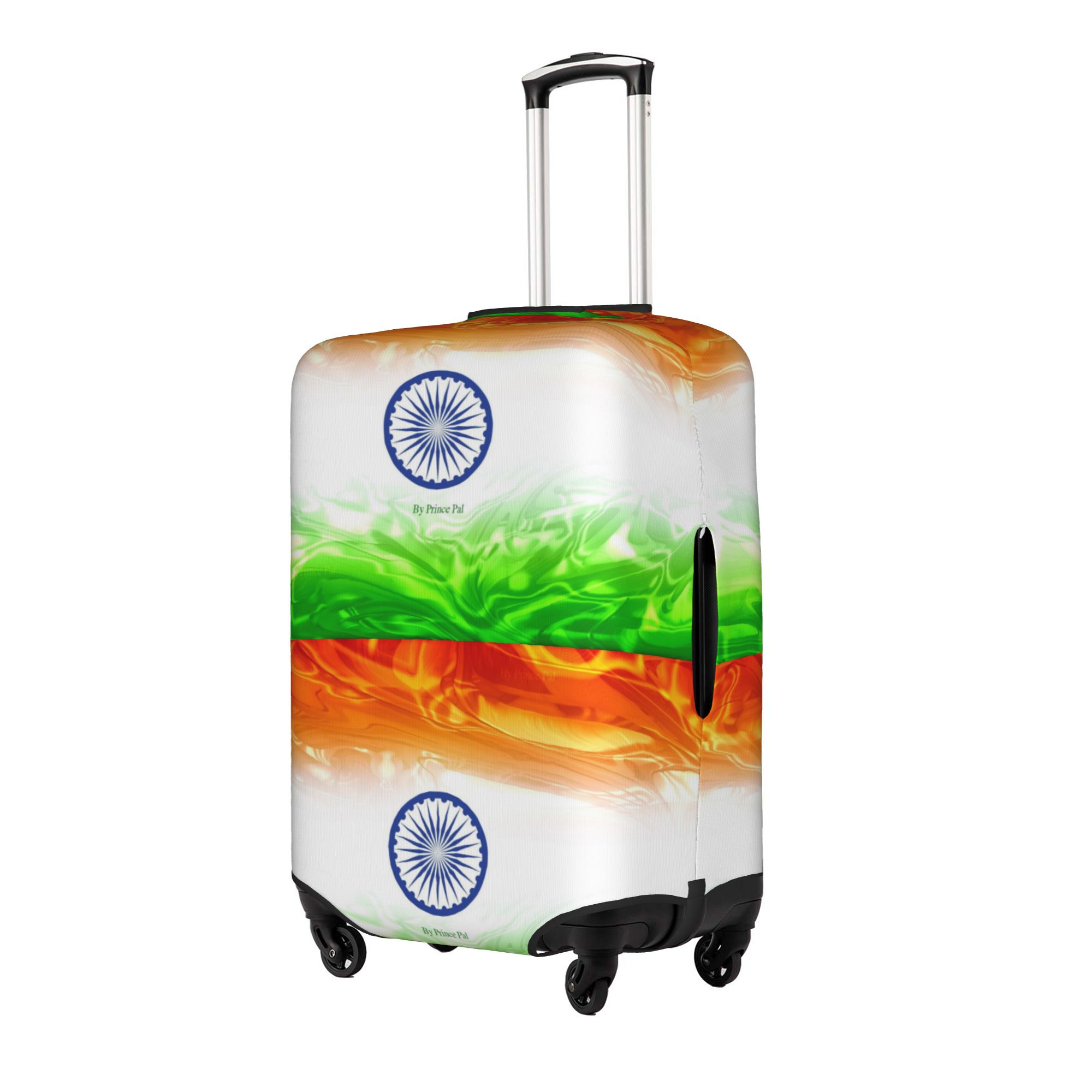 かわいいインドの国旗柄の荷物カバープロテクター、洗えるインド - Travel Accessories India のレビューと価格