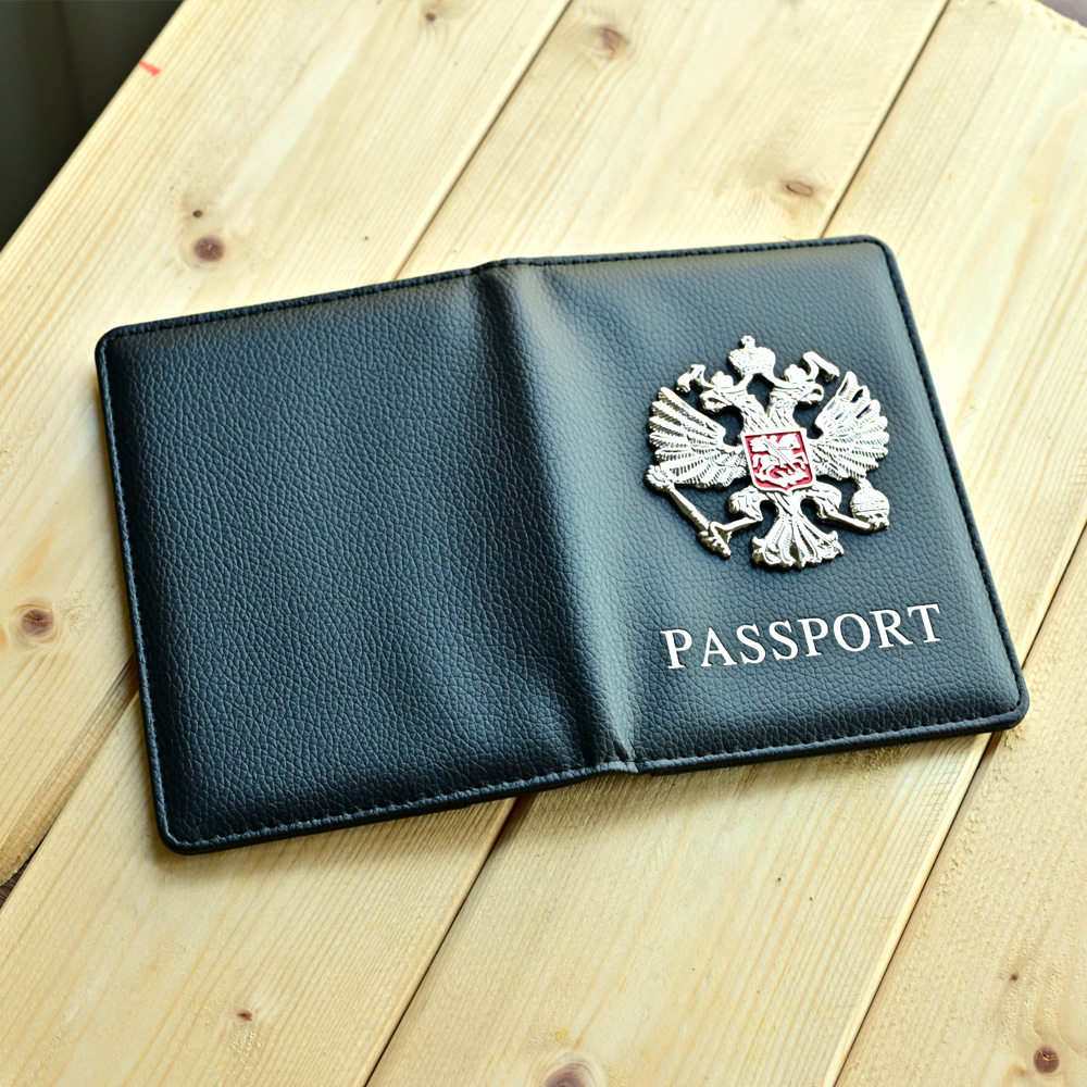 金属ロシア国章パスポートカバーファッション旅行財布パスポート - Travel Accessories In Bulk のレビューと価格