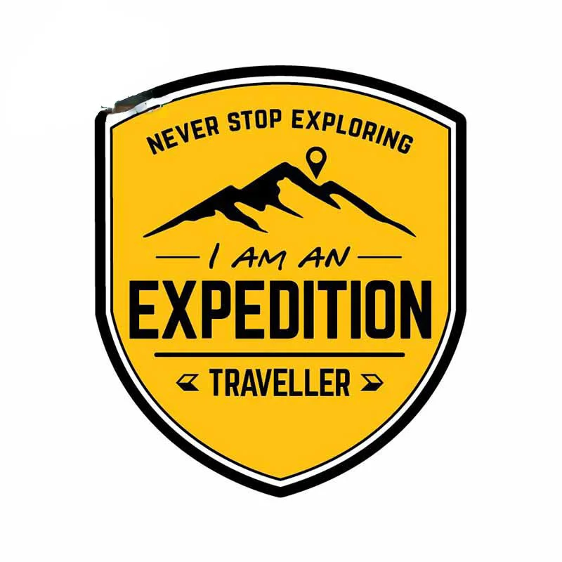 13 センチメートルエクスペディショントラベルカーステッカー - Travel Accessories Personalised のレビューと価格