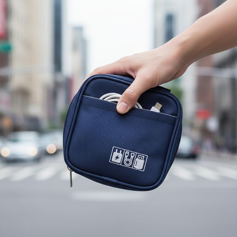 【Y】防水ポータブルケーブルオーガナイザーバッグ、旅行用デジ - Travel Accessories Organizer Bag のレビューと価格