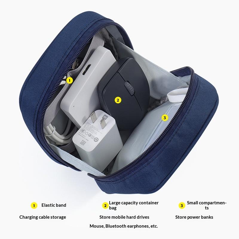 【Y】防水ポータブルケーブルオーガナイザーバッグ、旅行用デジ - Travel Accessories Organizer Bag のレビューと価格