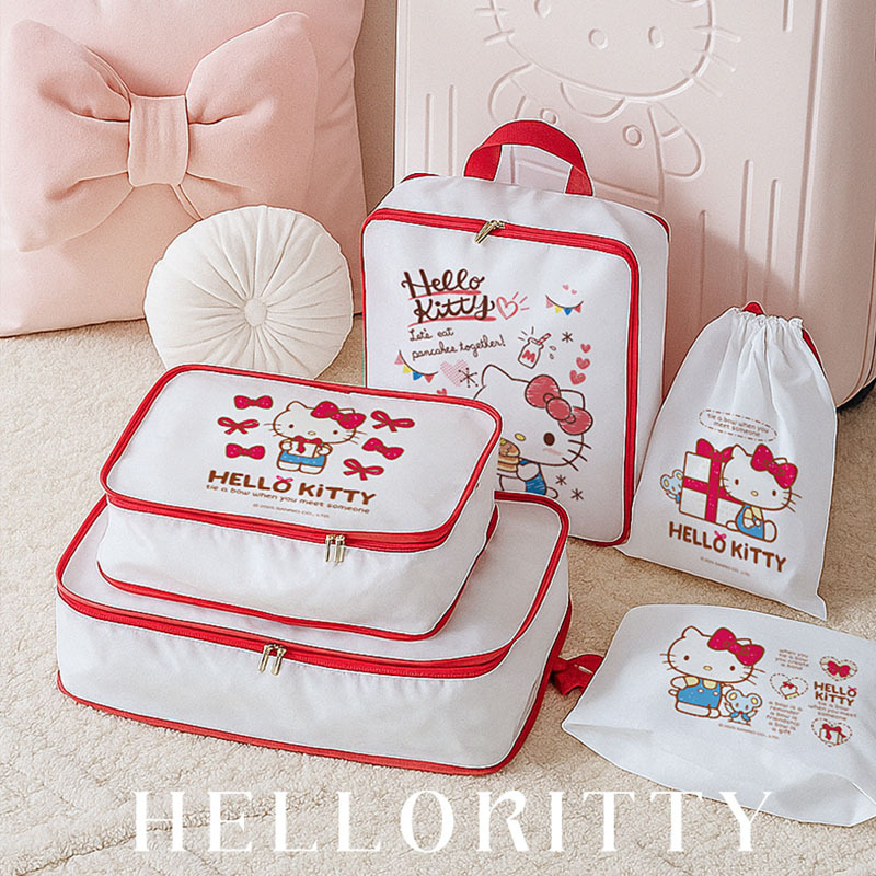 アニメハローキティ旅行収納バッグ荷物再梱包ケース衣類下着整理 - It Travel Accessories のレビューと価格