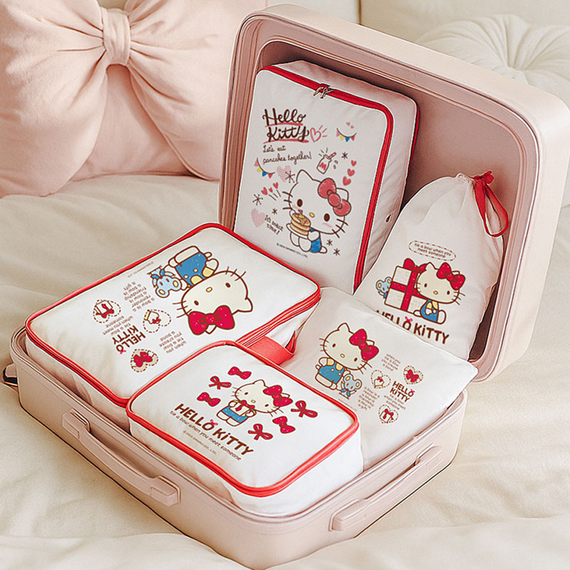 アニメハローキティ旅行収納バッグ荷物再梱包ケース衣類下着整理 - It Travel Accessories のレビューと価格