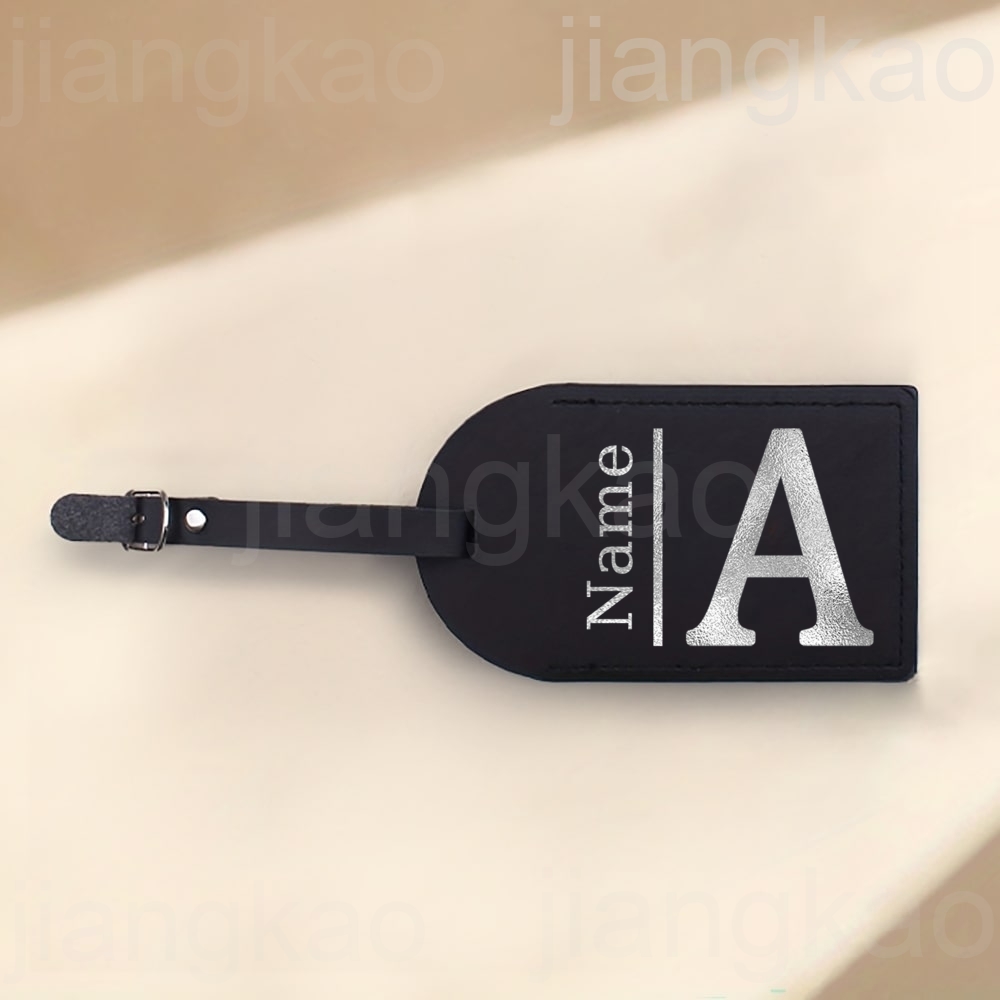パーソナライズされた名前モノグラム付きレターラゲッジタグ P - Travel Accessories Personalised のレビューと価格