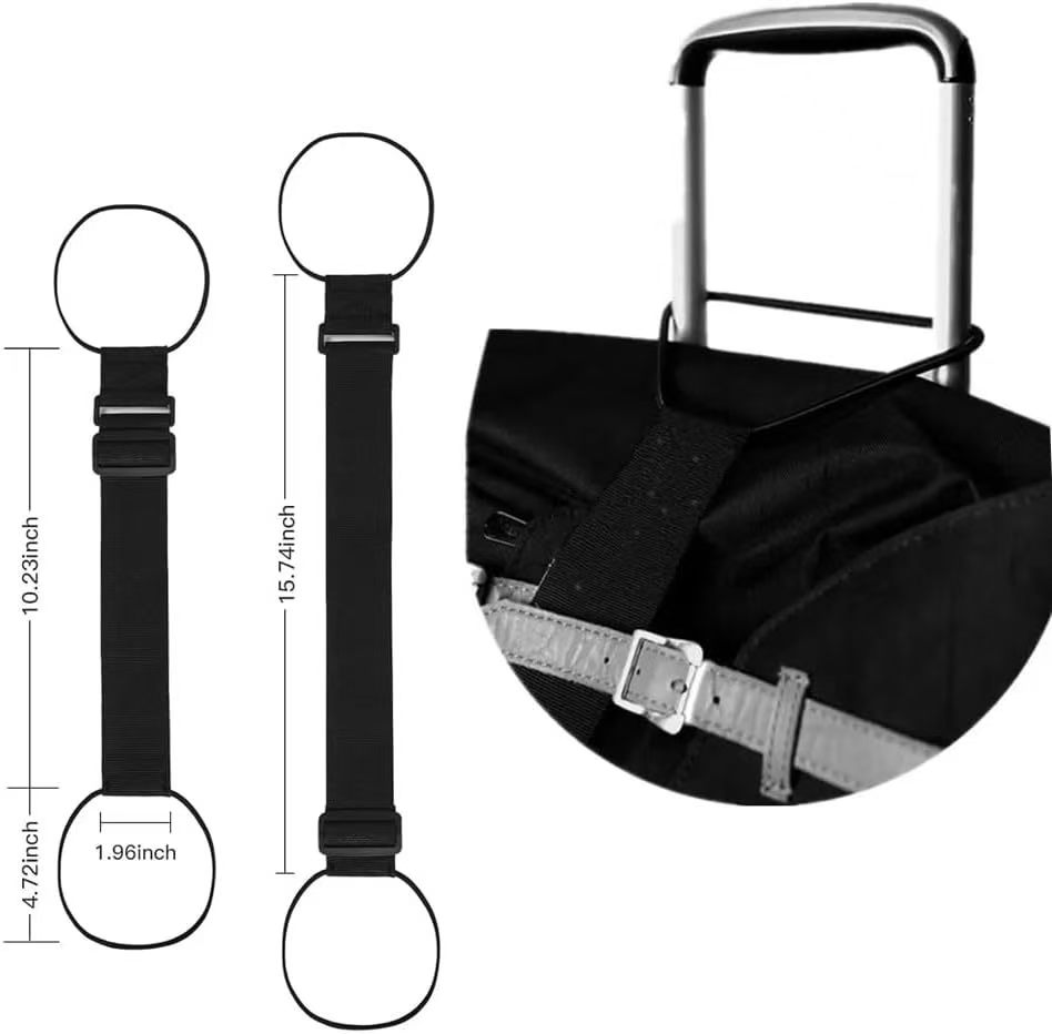 調節可能な荷物ストラップ 旅行用スーツケース 機内持ち込みバ - Luggage Strap Belt のレビューと価格