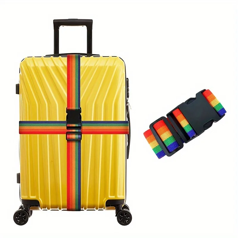 1パックの調節可能な荷物ストラップ、スーツケースベルト、明る - Luggage Strap Belt のレビューと価格
