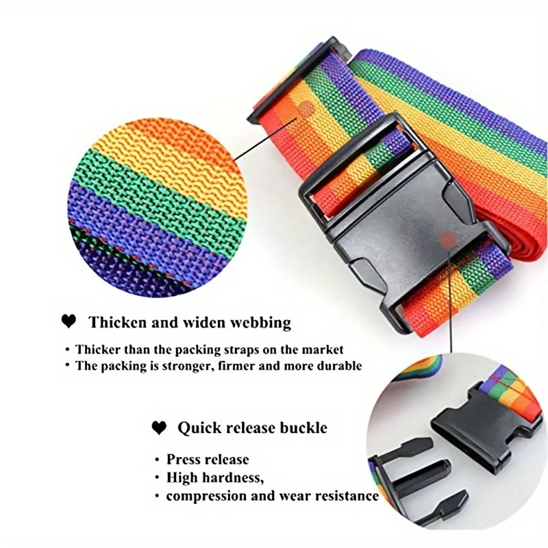 1パックの調節可能な荷物ストラップ、スーツケースベルト、明る - Luggage Strap Belt のレビューと価格