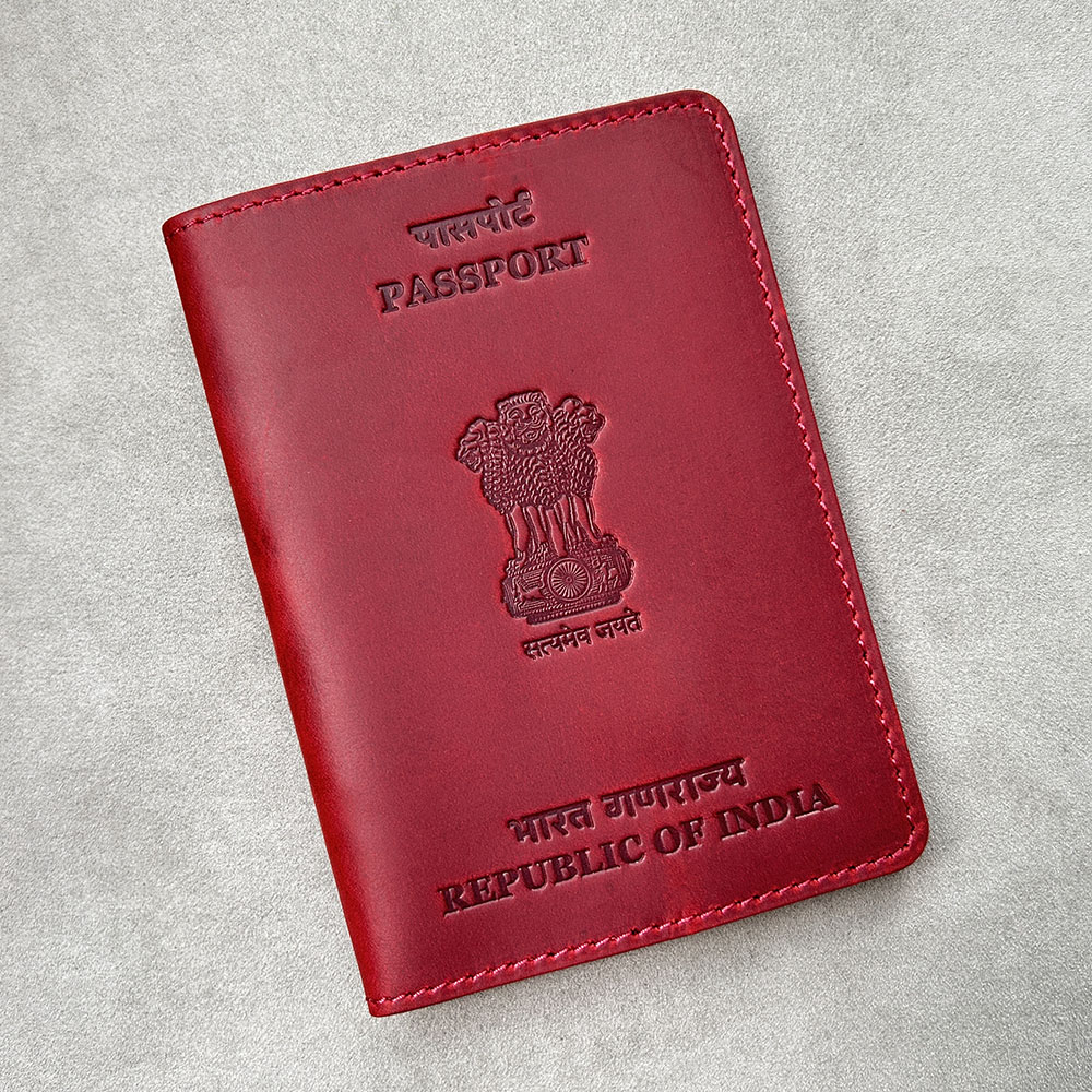 本革のパスポートカバー,パスポートホルダー,写真ケース,イン - Travel Accessories India のレビューと価格
