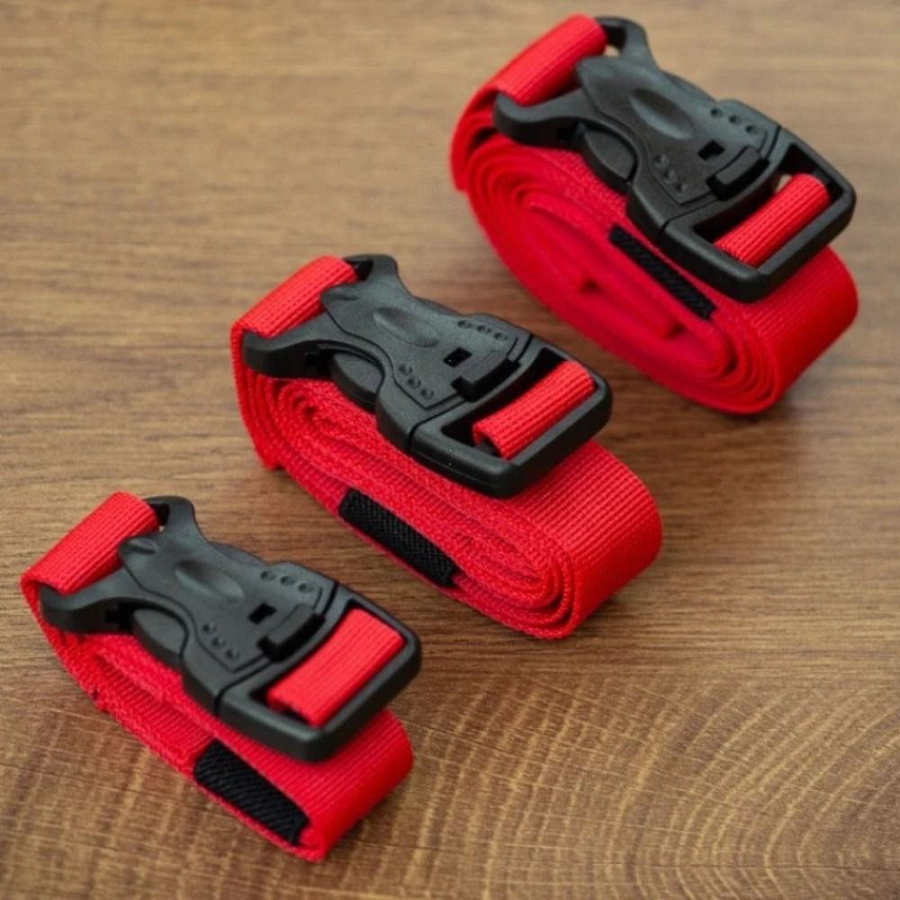 ポータブル調節可能なカーゴタイ弾性ユニバーサル荷物ストラップ - Luggage Strap Belt のレビューと価格