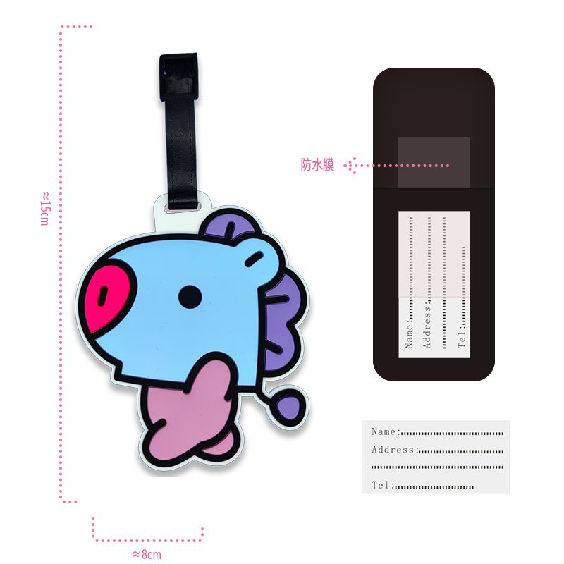 BT21のかわいいキャラクターキーホルダー、カワイイユニセッ - It Travel Accessories のレビューと価格