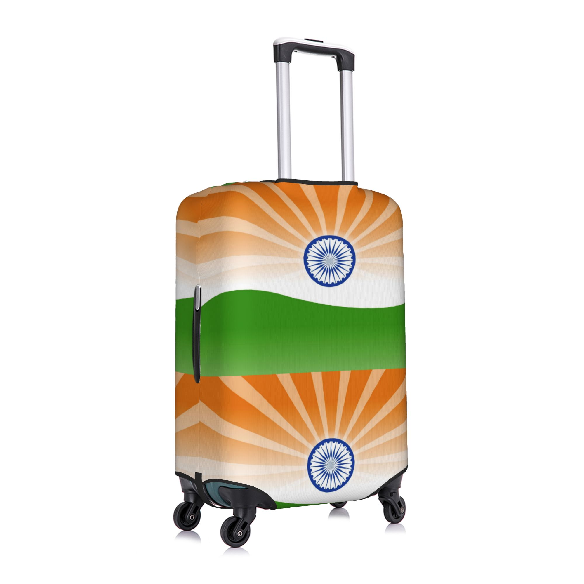 インドの国旗旅行荷物カバー弾性インド愛国スーツケースカバープ - Travel Accessories India のレビューと価格