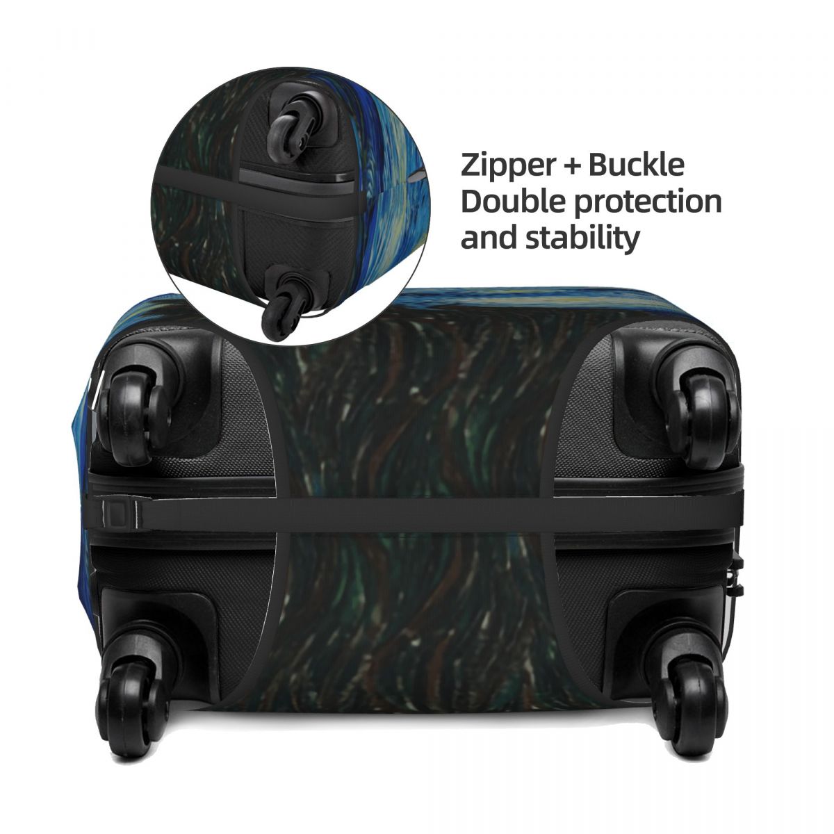 星月夜荷物カバー弾性ヴィンセント・ヴァン・ゴッホ旅行スーツケ - Travel Van Accessories のレビューと価格