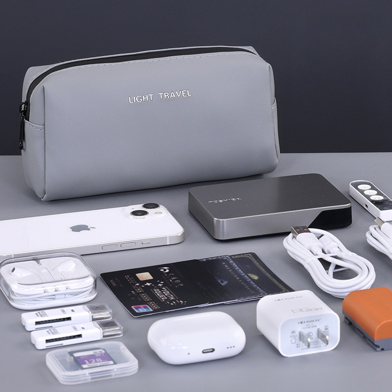 防水ポータブルトラベルオーガナイザーバッグ（充電器、ケーブル - Travel Accessories Organizer Bag のレビューと価格