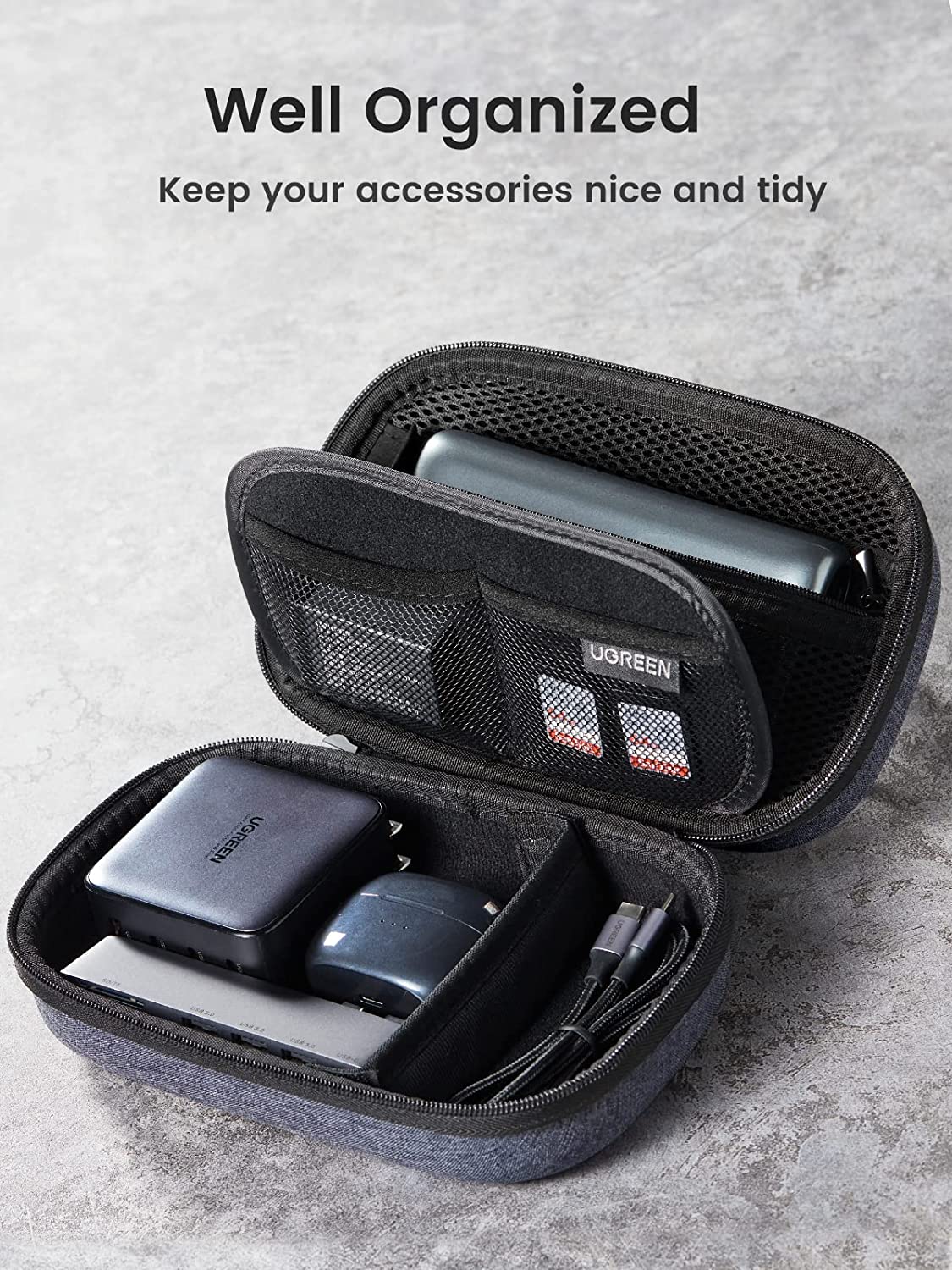 UGREEN 電子機器トラベルオーガナイザー ハードケース  - Travel Z のレビューと価格