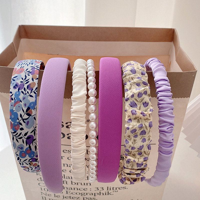 5/7 個セットファッション女性布ヘアバンド頭飾りヘッドバン - Travel Accessories In Bulk のレビューと価格