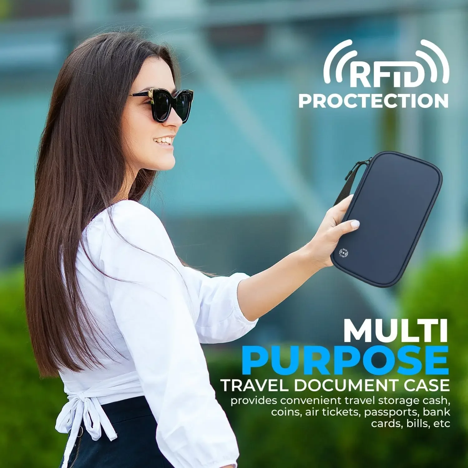 軽量ファミリートラベルパスポートカバーウォレットジッパー付き - Travel Accessories In Bulk のレビューと価格