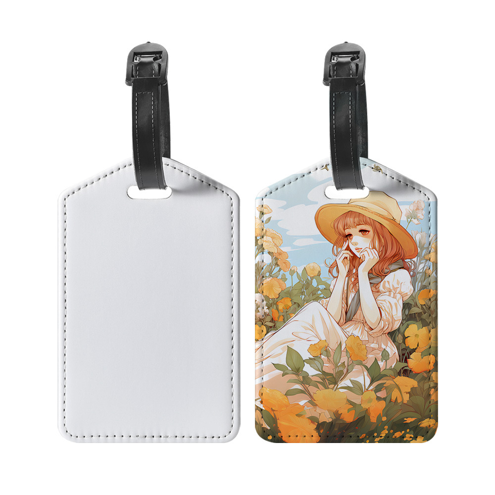 カスタマイズされた画像 Pu レザー荷物タグカスタマイズされ - Travel Accessories Personalised のレビューと価格