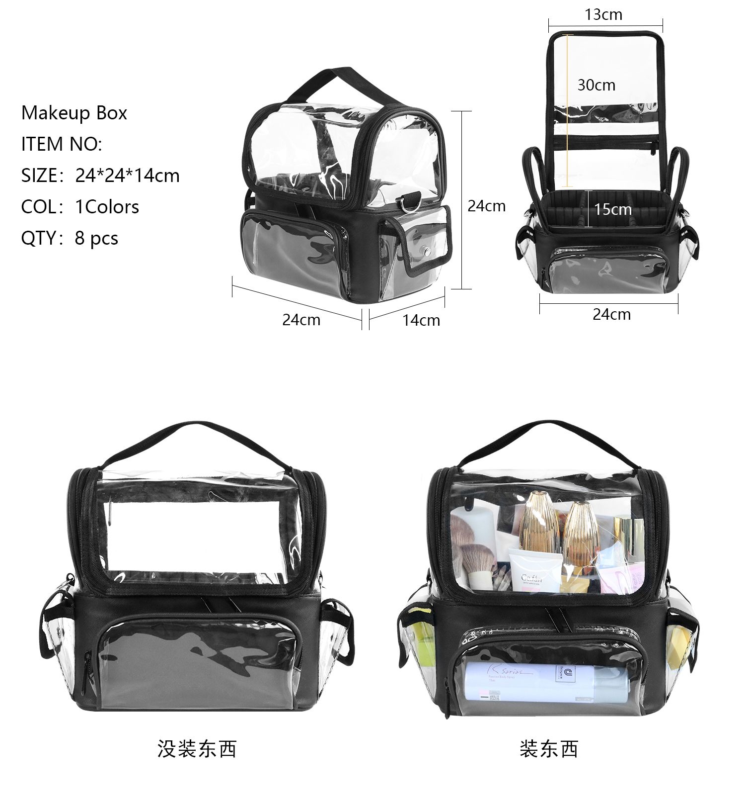メイクブラシホルダーバックパックメイクアップアーティストトラ - Travel Accessories Organizer Bag のレビューと価格