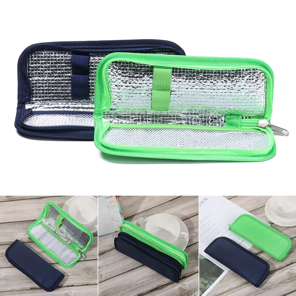 携帯用糖尿病インスリン冷却バッグ 保護用薬剤冷蔵アイスパック - Travel Accessories Organizer Bag のレビューと価格