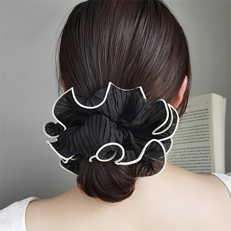 4個/セット エレガントなフリンジ付きファブリックシュシュ  - Travel Accessories In Bulk のレビューと価格
