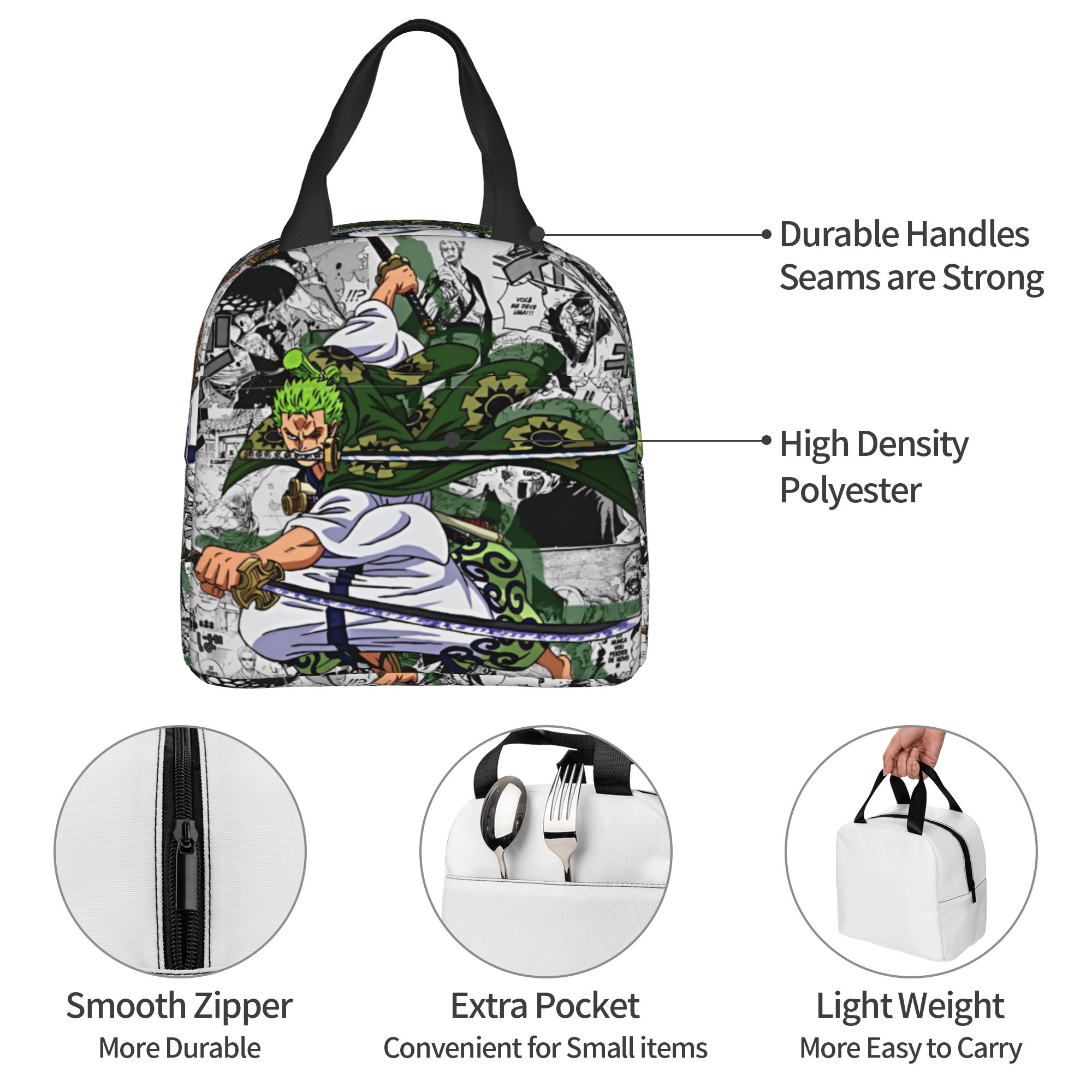 ゾロ O-One P-Piece 断熱ランチトートバッグ 女 - Travel Accessories 2022 のレビューと価格