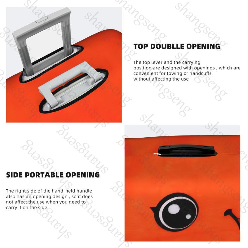 厚い弾性荷物保護カバージッパー付きスーツ 18-32 インチ - Quirky Travel Accessories のレビューと価格