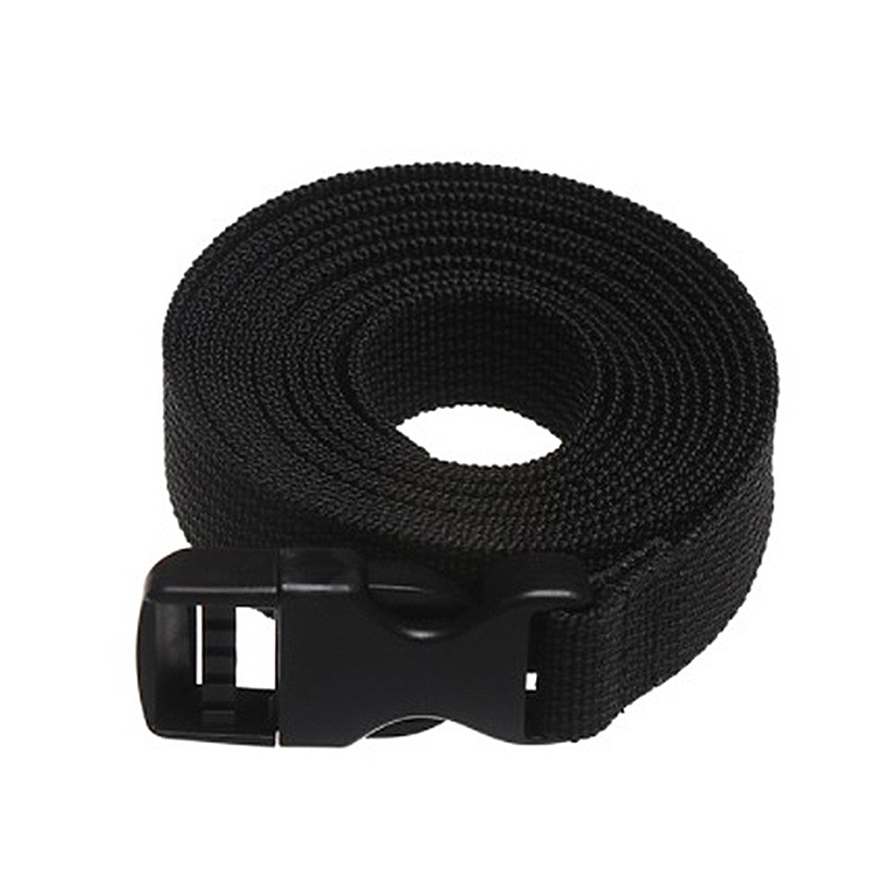 1PCトラベルタイドブラック耐久性ナイロンカーゴタイダウン荷 - Luggage Strap Belt のレビューと価格