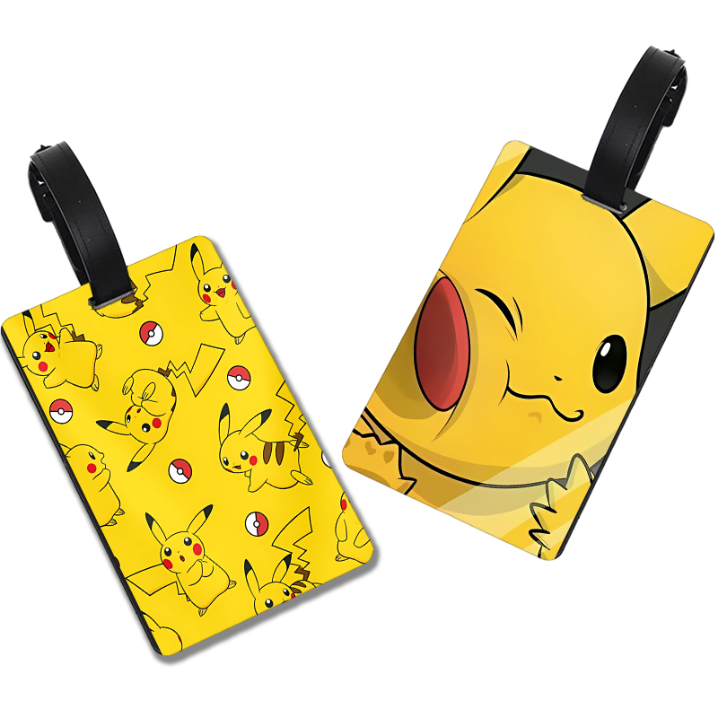 ポケモン漫画荷物タグかわいいプライバシー保護手荷物タグピカチ - It Travel Accessories のレビューと価格