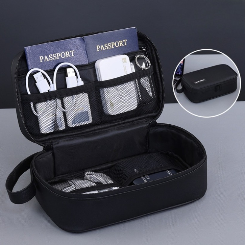 軽量ハンドヘルドデジタルガジェット収納バッグ、多ポケット電子 - Travel Accessories Organizer Bag のレビューと価格