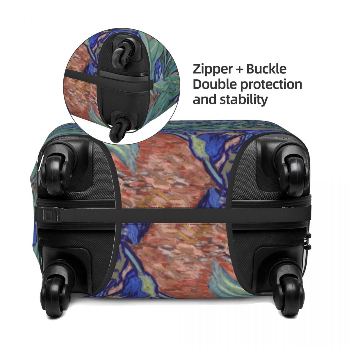 ヴィンセント・ヴァン・ゴッホによる面白い虹彩荷物カバープロテ - Travel Van Accessories のレビューと価格