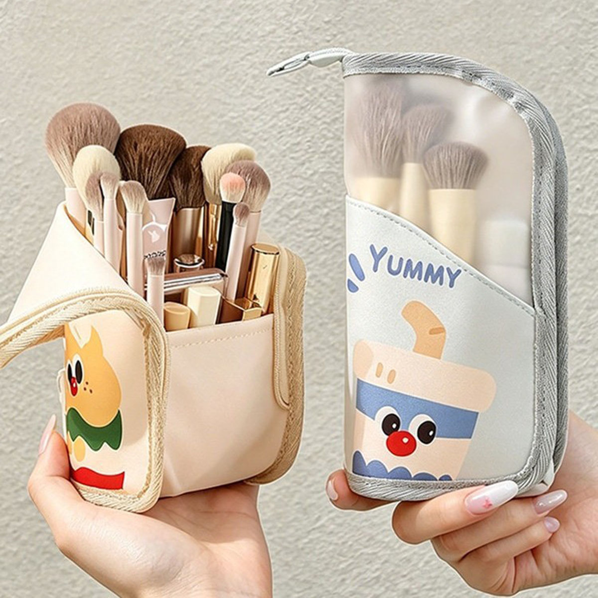 1 個化粧品バッグトラベルスタンド収納メイクアップ下着オーガ - Travel Accessories Organizer Bag のレビューと価格