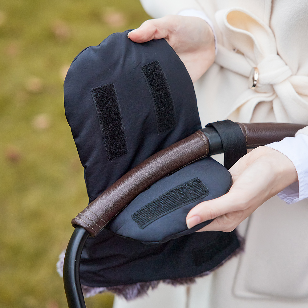 暖かい冬のベビーカーグローブ,厚い内側の毛皮のミトン,不凍液 - Travel Accessories For 2 Year Old のレビューと価格