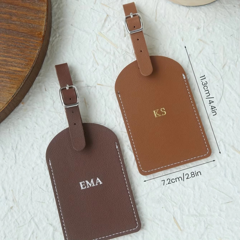 カスタマイズ可能な名入れシルバーゴールドモノグラムビーガンレ - Travel Accessories Personalised のレビューと価格