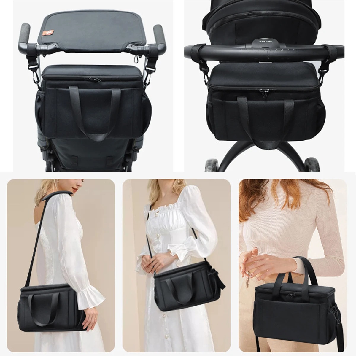 ベビーカーオーガナイザーバッグ ママ 大容量 トラベルハンギ - Travel Accessories For 2 Year Old のレビューと価格