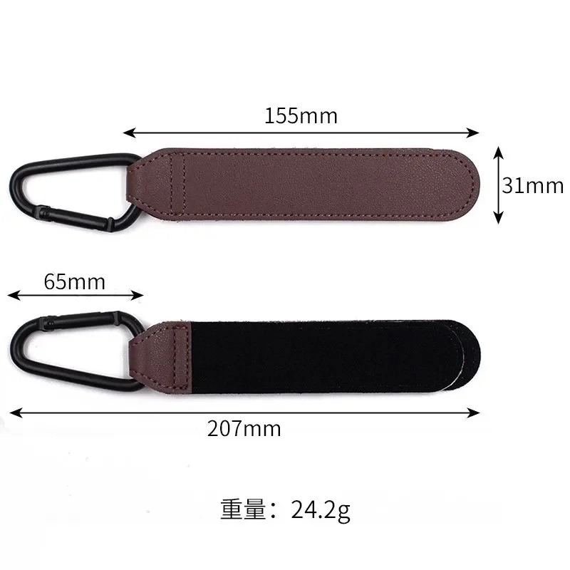ベビーカーフックファッションPUレザー調節可能なベビーカーフ - Travel Accessories For 10 Year Old Girl のレビューと価格