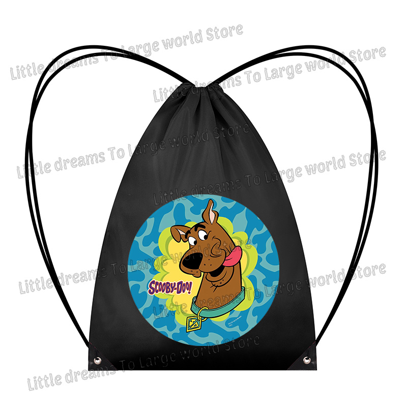 スクービードゥー巾着収納袋クールな漫画犬ポケットバックパック - Travel Accessories Organizer Bag のレビューと価格
