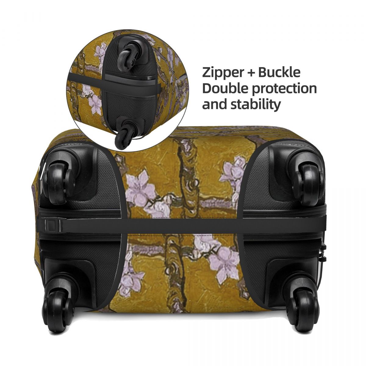 ヴァン・ゴッホ アーモンドブロッサム トラベルラゲッジカバー - Travel Van Accessories のレビューと価格