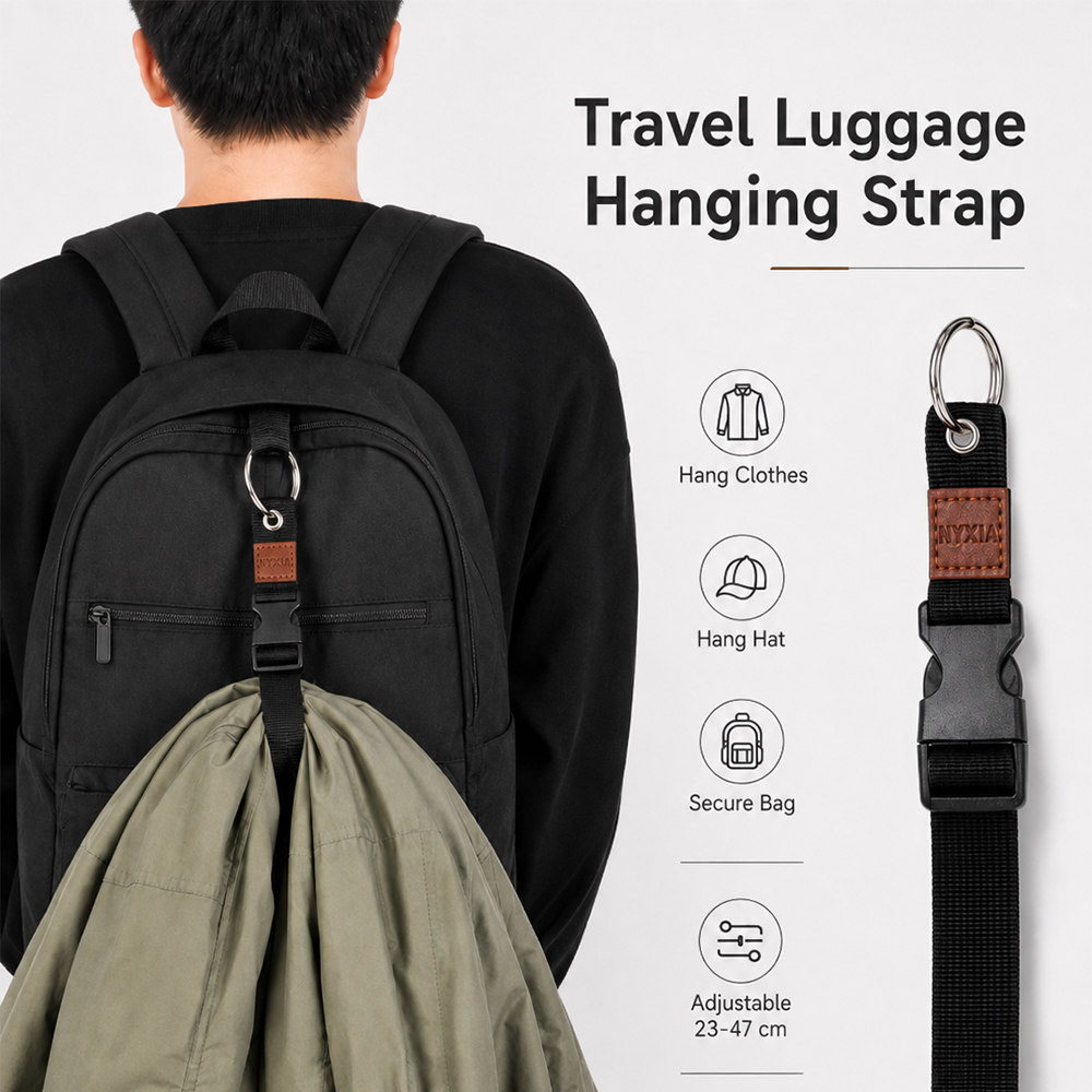 ポータブル盗難防止荷物ストラップ耐久性のある屋外バックル男性 - Luggage Strap Belt のレビューと価格