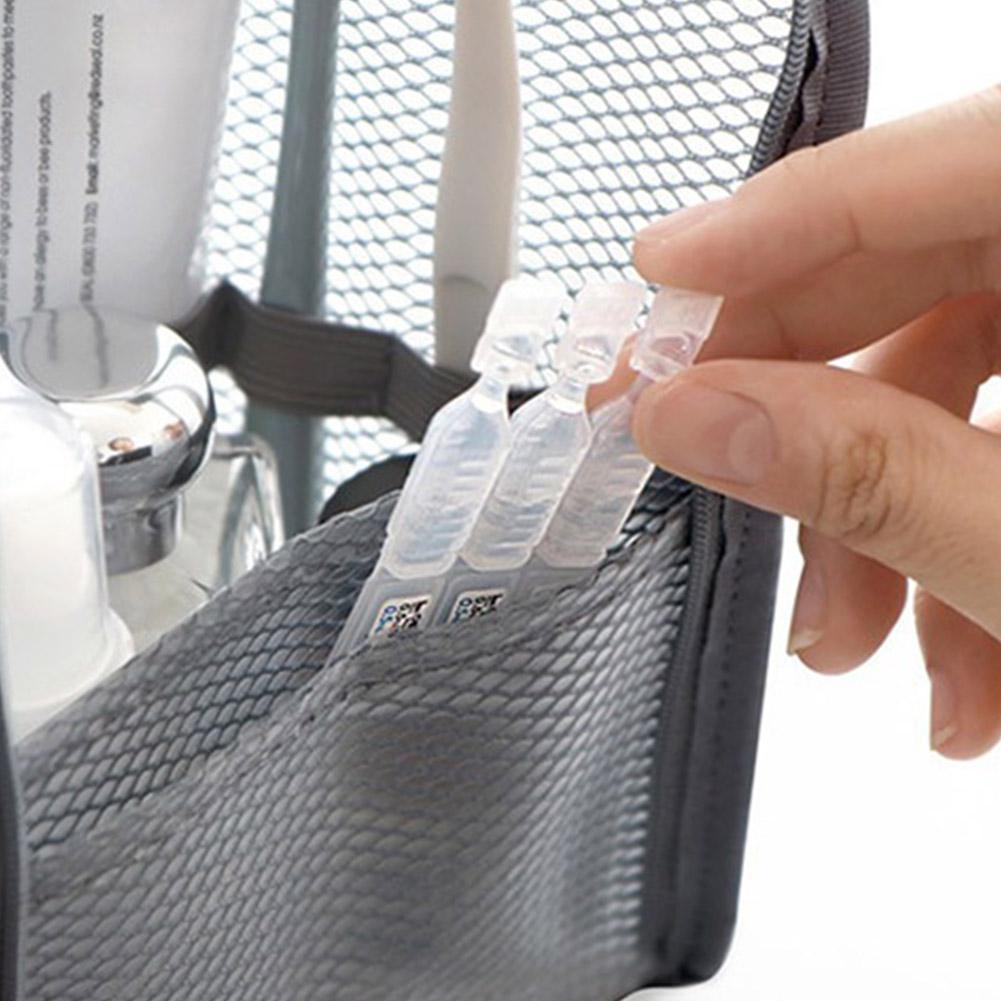 メッシュトラベルトイレタリーバッグポータブル歯ブラシ化粧品オ - Travel Z のレビューと価格